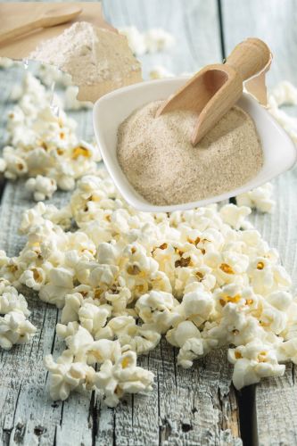 Popcornmehl, Popcorn gemahlen vegan, Glutenfrei 